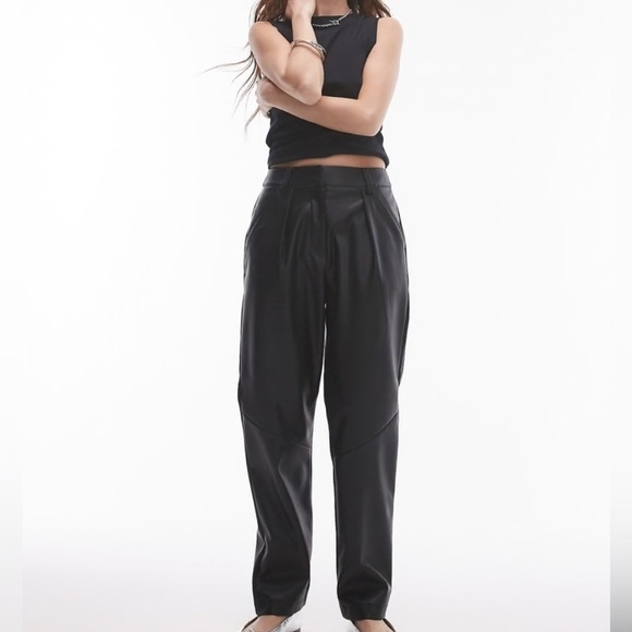 Topshop Classic Black Women's Pants - Picture 1 of 10